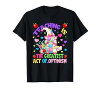 Teacher Unicorn Mom Teaching Is Greatest Act of Optimism Camiseta