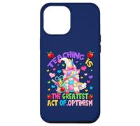 Teacher Unicorn Mom Teaching Is Greatest Act of Optimism Carcasa para iPhone 12 Pro MAX