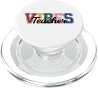 Teacher Vibes - Fun Classroom & Educator Style Tees and Mugs PopSockets PopGrip para MagSafe