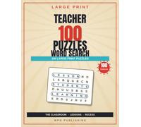 Teacher Word Search for Adults & Seniors: 100 Large-Print Puzzles: Big-Print Teacher Word Search - Relaxing No-Screen Fun, Easy Focus and Quiet Puzzles for Adults and Seniors