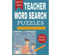 Teacher Word Search Puzzle: Word Searches with Easy to Read Print about Teacher and Other Related Items | 6x9 inches, 110 pages | 50+ Puzzles... Gifts for Vacations, Holidays and Free Times