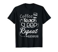 TeacherLife - Maestro de jardín de Infantes de café Camiseta gráfica económica