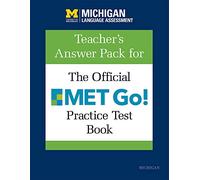 Teacher's Answer Pack for The Official MET Go! Practice Test Book