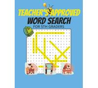 Teacher's Approved Word Search For 5th Graders: Wordsearch puzzle with Easy to Read Print about School, Science, and more l 30+ puzzle.. gift for kids, parents, holidays and relaxation