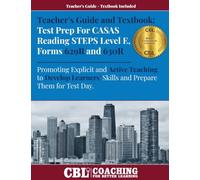 Teacher's Guide and Textbook: Test Prep CASAS Reading STEPS Level E, Forms 629R and 630R