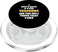 Teachers Joke Costume Students School Teaching Professors PopSockets PopGrip para MagSafe