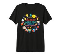 Teachers Make The World Better Place Funny School Teacher Camiseta Premium