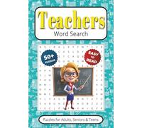 Teachers Word Search Book: 50+ Puzzles With Easy to Read Print about Teaching, School, Education & More | 6x9 inches 110 pages | Gift for Vacations, Holidays, Leisure