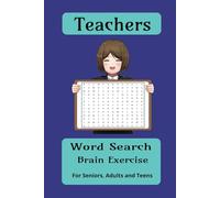 Teachers Word Search Book: Word Searches with Easy to Read Print about Teachers, Teaching and Classrooms | 6x9 42 pages | 20 puzzles... Gift for Vacations, Road Trips and Brain Exercises