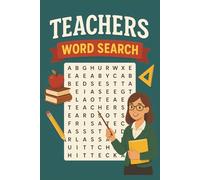 Teachers Word Search: teacher word search puzzle book, educational word search for adult, teacher appreciation activity book, classroom word puzzles ... for teachers teacher themed puzzle book gift