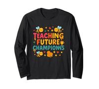 Teaching Future Champions Coach and Teacher Pride Manga Larga
