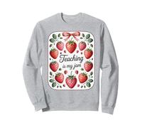 Teaching Is My Jam Strawberry Teacher Team Crew Fun Sudadera