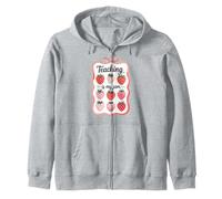 Teaching Is My Jam Strawberry Teacher Team Crew Fun Sudadera con Capucha