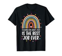 Teaching Kids About Jesus Is The Best Job Ever Camiseta