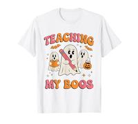 Teaching My Boos Ghost Spooky Halloween Teacher Costume Camiseta