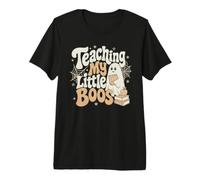 Teaching My Little Boos Cute Halloween Espeluznante Fantasma Maestro Camiseta Premium