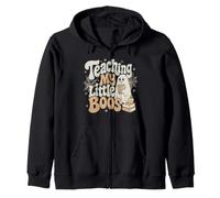 Teaching My Little Boos Cute Halloween Espeluznante Fantasma Maestro Sudadera con Capucha
