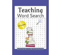 Teaching Word Search Puzzle Book: Word Searches with Easy to Read Print about Education, Daycare, Pedagogy and more | 6x9 Inches, 110 Pages | 50+ ... | Gift for Vacations, Holidays & Free Time