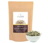 TeaClub White Silver Needle Té Blanco a Granel 100g - Chino | Té blanco chino con brotes, sabor floral-dulce, hasta 30 infusiones/100g, a granel