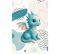 Teacup Dragon Notebook || Wide-Ruled Interior, 6x9, 120 Pages: Playful Abstract Fantasy Vibes for Journaling, Lists & Lighthearted Creativity