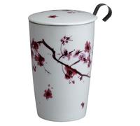 TEAEVE taza de té con filtro y tapa,"Cherry Blossom"