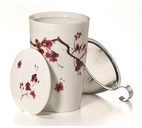 Teaeve Taza de té de porcelana (0,35 L), diseño de flor de cerezo