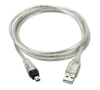 TEAFIRST Cable de datos USB Mini DV MiniDV FireWire IEEE 1394 HDV para editar PC
