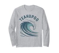 Teahupoo Camisa Surf Tahiti Polinesia Francesa Surfing Surfista Manga Larga
