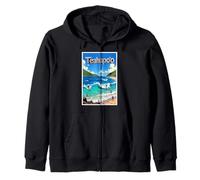 Teahupo'o Tahiti Surf y Sol Sudadera con Capucha