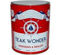 Teak Wonder Aceite para vestirse y sellar, 4 l, aceite impregnante de teca, tratamiento de teca para barcos y barcos