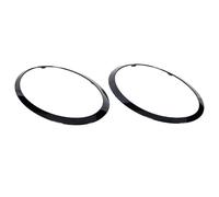 TEAKEA Luz Antiniebla Delantera Coche Cubierta Embellecedor De Bisel Para Faros Delanteros Traseros Para Cooper F55 F56 F57 2014-2021 51137300631 51137300632(2pc Headlight)