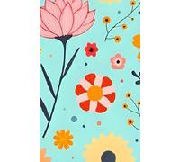 Teal Blossom Dreams: Cute Floral Lined Notebook: Adorable Spring Flowers | 5” x 8” Pocket-Size | 70 Lined Pages | Perfect for School Notes, Journaling & Daily Writing