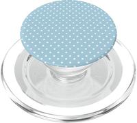 Teal Blue Polka Dot Stylish Polkadots PopSockets PopGrip para MagSafe