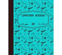 Teal Spooky Witch Notebook for Girls: Cute Halloween-Themed Composition Book | 120 Lined Pages | 7.5 x 9.25 in | Perfect for Writing, Journaling, or School