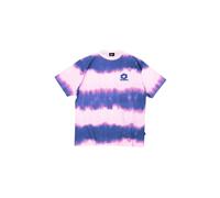 Tealer Tie N Dye Flowers Camiseta Unisex Adulto, Morado, XS
