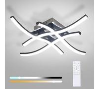 Tealight Lampara Techo LED Regulable, 28W, Plafon 4 LED Techo