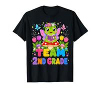 Team 2nd Grade Frog Back To School Second Grader Camiseta