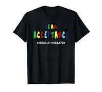 Team Acceptance Normal is Overrated Funny Autism Awareness Camiseta