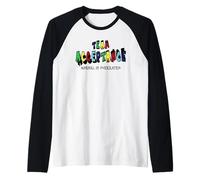 Team Acceptance Normal is Overrated Funny Autism Awareness Camiseta Manga Raglan