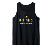 Team Acceptance Normal is Overrated Funny Autism Awareness Camiseta sin Mangas