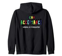 Team Acceptance Normal is Overrated Funny Autism Awareness Sudadera con Capucha