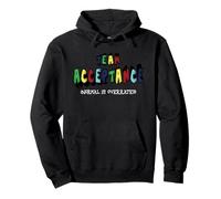 Team Acceptance Normal is Overrated Funny Autism Awareness Sudadera con Capucha