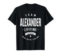 Team Alexander Lifetime Member - Nombre Divertido Alexander Camiseta