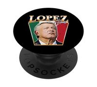 Team AMLO Vive en el Corazón del Pueblo - Mexican History PopSockets PopGrip Adhesivo