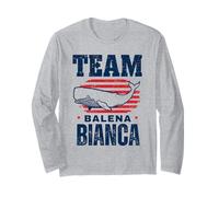 Team Balena Bianca Democrazia Cristiana Vintage Manga Larga
