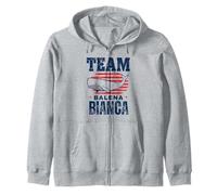 Team Balena Bianca Democrazia Cristiana Vintage Sudadera con Capucha