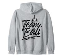 Team Bali Indonesia Vacaciones de Verano Olas Sudadera con Capucha