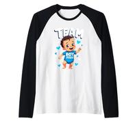 Team Boy - Revelación del bebé 2026 Camiseta Manga Raglan