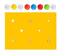 Team Building Games - Hole Tarp Activity Set 8 Balls for Group Play | Fabric Coordination with Game Mat, Portable Outdoor Challenge Equipment for Parties School Park Beach