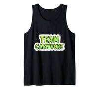 Team Carnivore, fanático de la Dieta, Amante de la Carne, Paleo cetogénico Camiseta sin Mangas